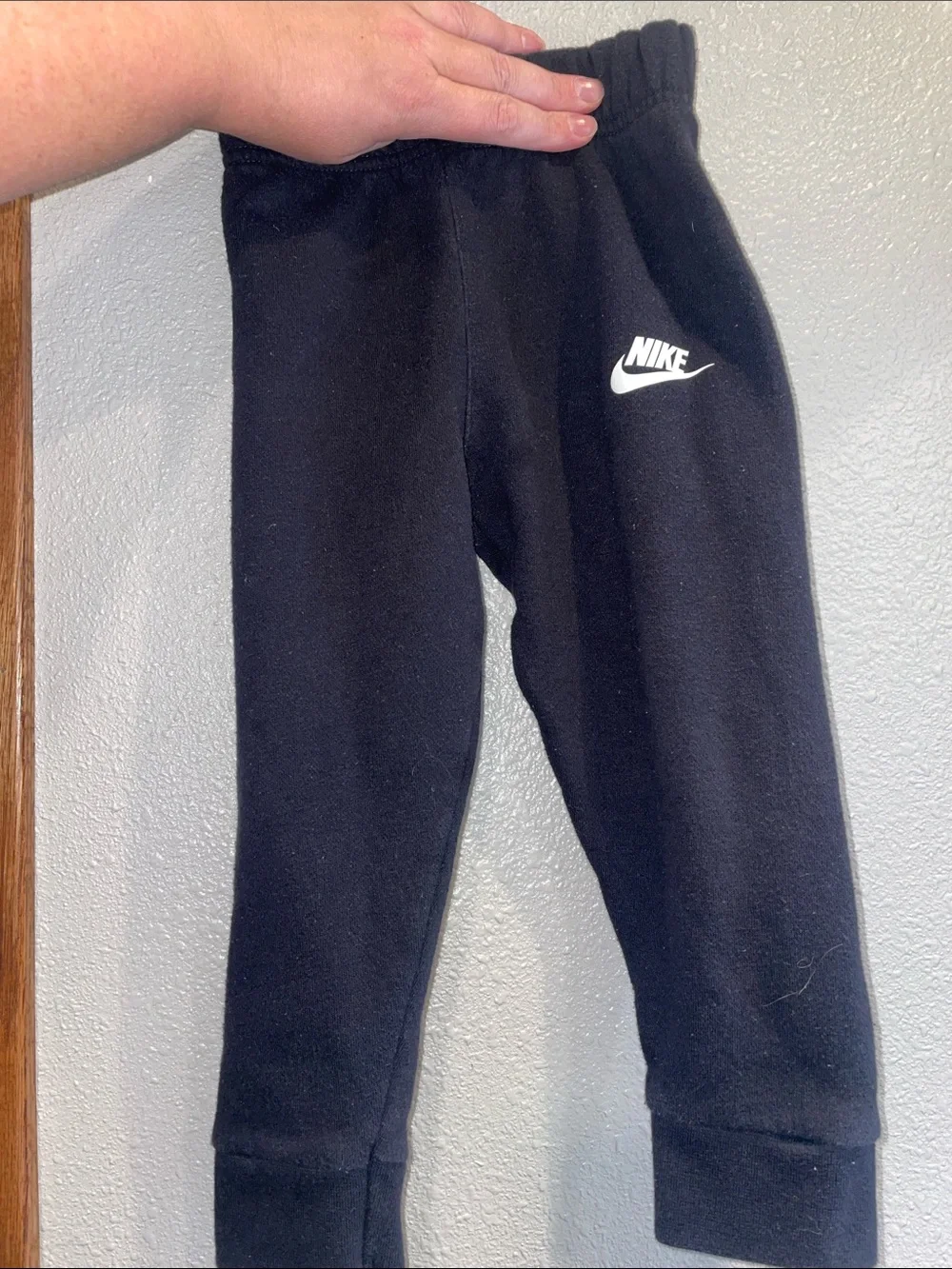 Nike Black Sweatshirt & Joggers Set with White Logo